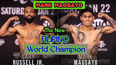 magsayo vs russell jr|Gary Russell Jr. (USA) vs. Mark Magsayo (PHILIPPINES).